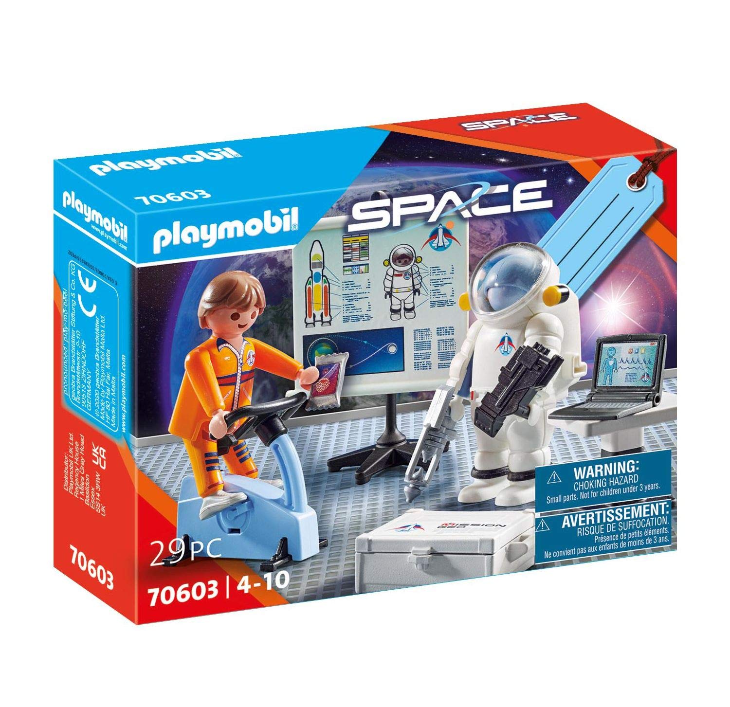 PLAYMOBIL 70603 Astronaut Training Gift Set