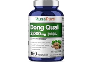 NusaPure Dong Quai with Angelica Sinensis Root Extract 20:1 - Suitable for Vegetarian/Vegan, Non- GMO - 2000 mg - 150 Capsules