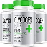 (3 Pack) Glycogen Plus Capsules - Official Advanced Glycogen Support Pills - Maximum Strength, All Natural Formula Vitamin for Overall Health & Wellness Reviews, 180 Capsules for 3 Months