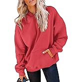 TICTICMIMI Women's Hoodies Sweatshirts Cute Long Sleeve Tops Loose Fleece Pullover Shirts with Pocket
