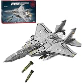 Cobers Eagle Fighter Jet Assembly Kit, 1988PCS F-15E Model | Supersonic F-15E display set with movable wings &amp; landing gear. STEM educational collectible for kids&amp;adult aviation fans.