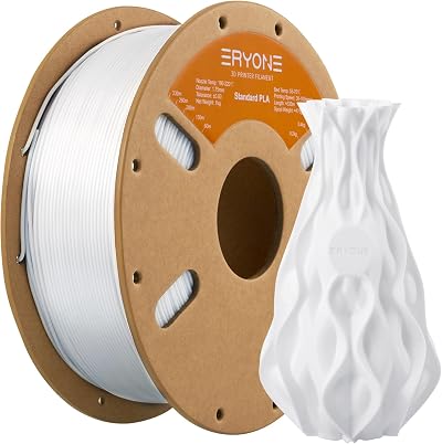 ERYONE PLA Filament 1.75mm 1kg Cool White High Dimensional Accuracy ±0.03mm