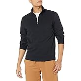 Amazon Essentials mens Lightweight French Terry Quarter-zip Mockneck Sweatshirt