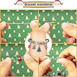 Christmas Advent Calendar Bracelets 2025 for Girls