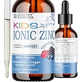 Ionic Liquid Zinc Drops for Kids & Toddlers | 30 Day Supply | Zinc Sulfate | Immunity, Mood, Brain Thyroid | 2 Oz