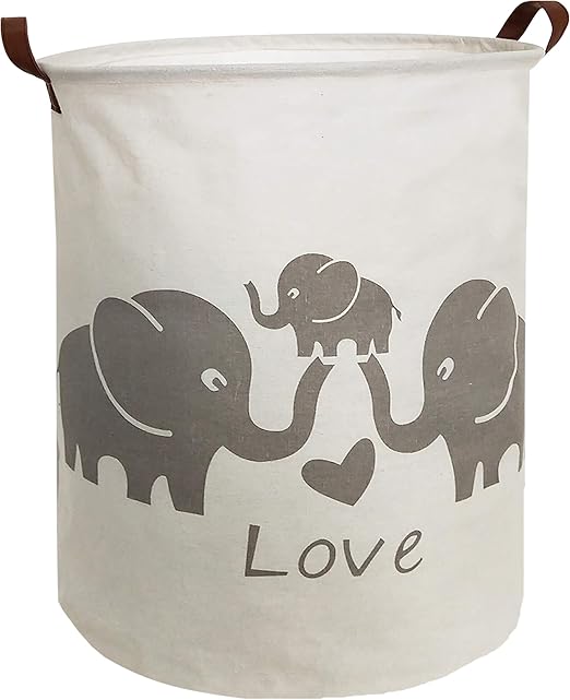 baby laundry basket elephant