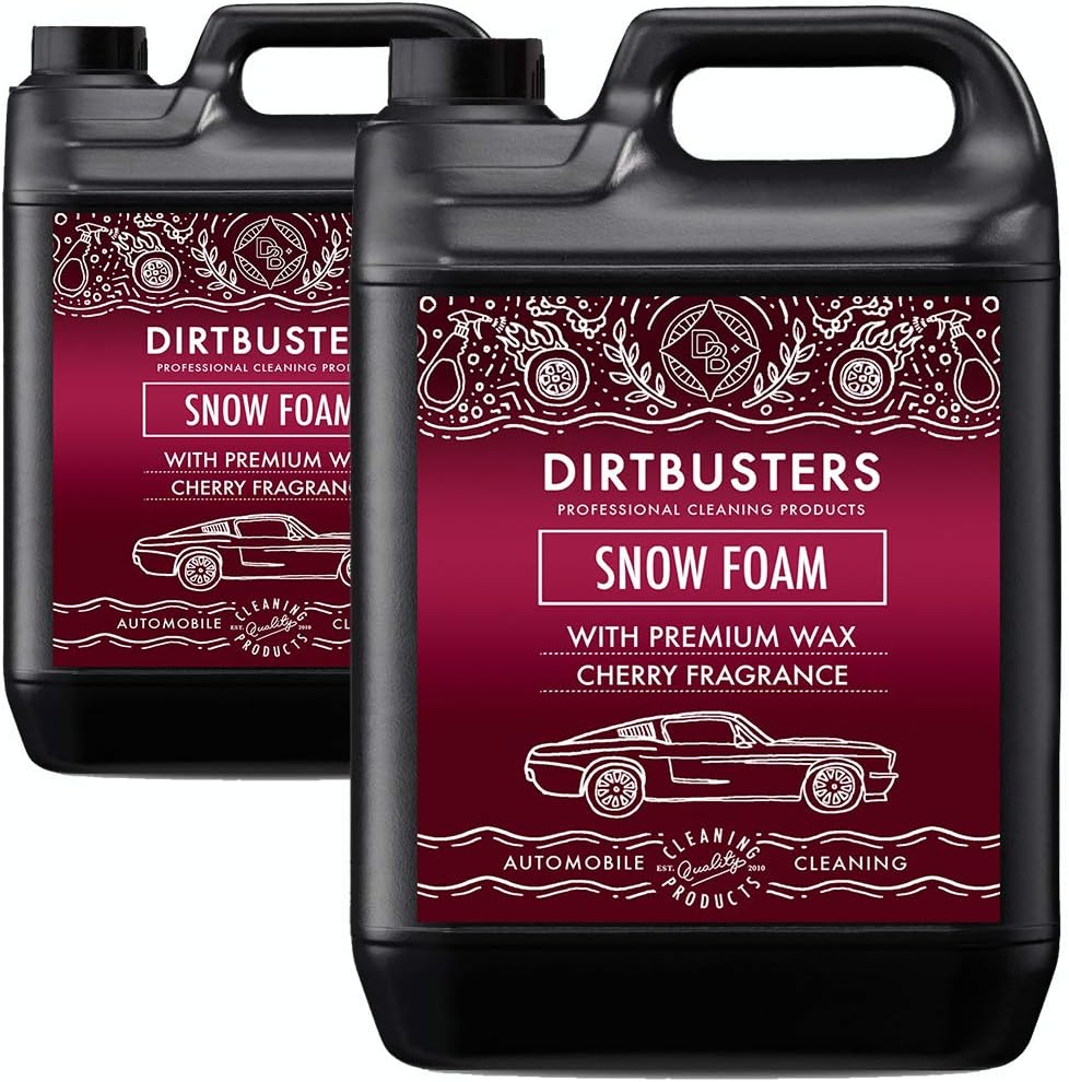 Dirtbusters Snow Foam Car Shampoo And Wax, Powerful Thick Foam Pre Wash Car Cleaner