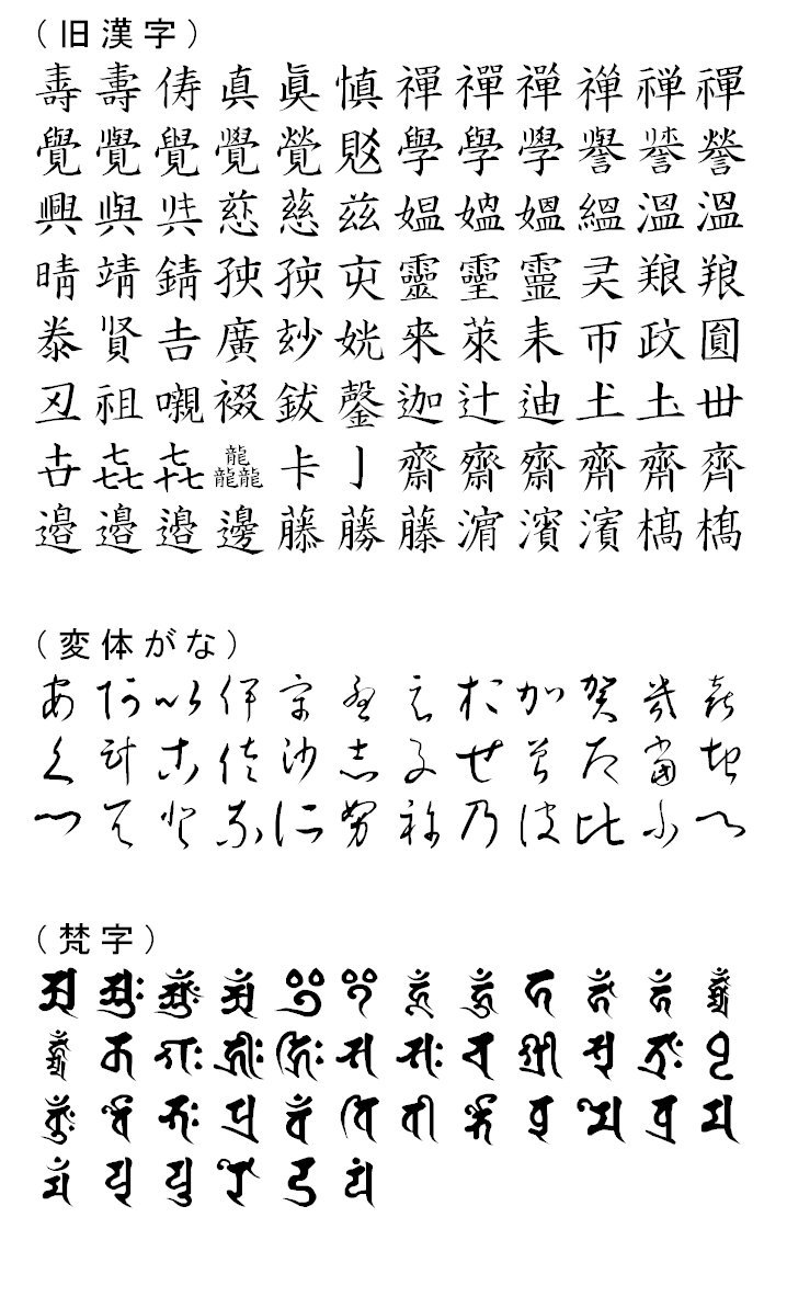梵字 フォント フリー Neovid