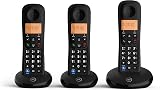 BT Everyday Cordless Landline Phone Trio Handset Pack view 2