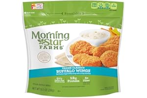 Morningstar Farms Veggie Buffalo Wings, 10.5 Ounce -- 6 per case.
