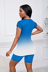 PINSV Women 2 Piece Outfits Summer Sweatsuits Track