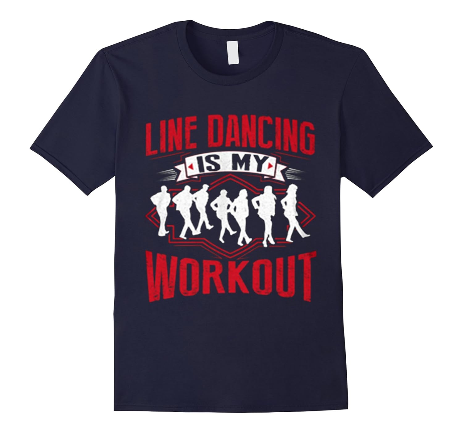 Line Dancing Is My Workout Dance Lover T-shirt-Rose