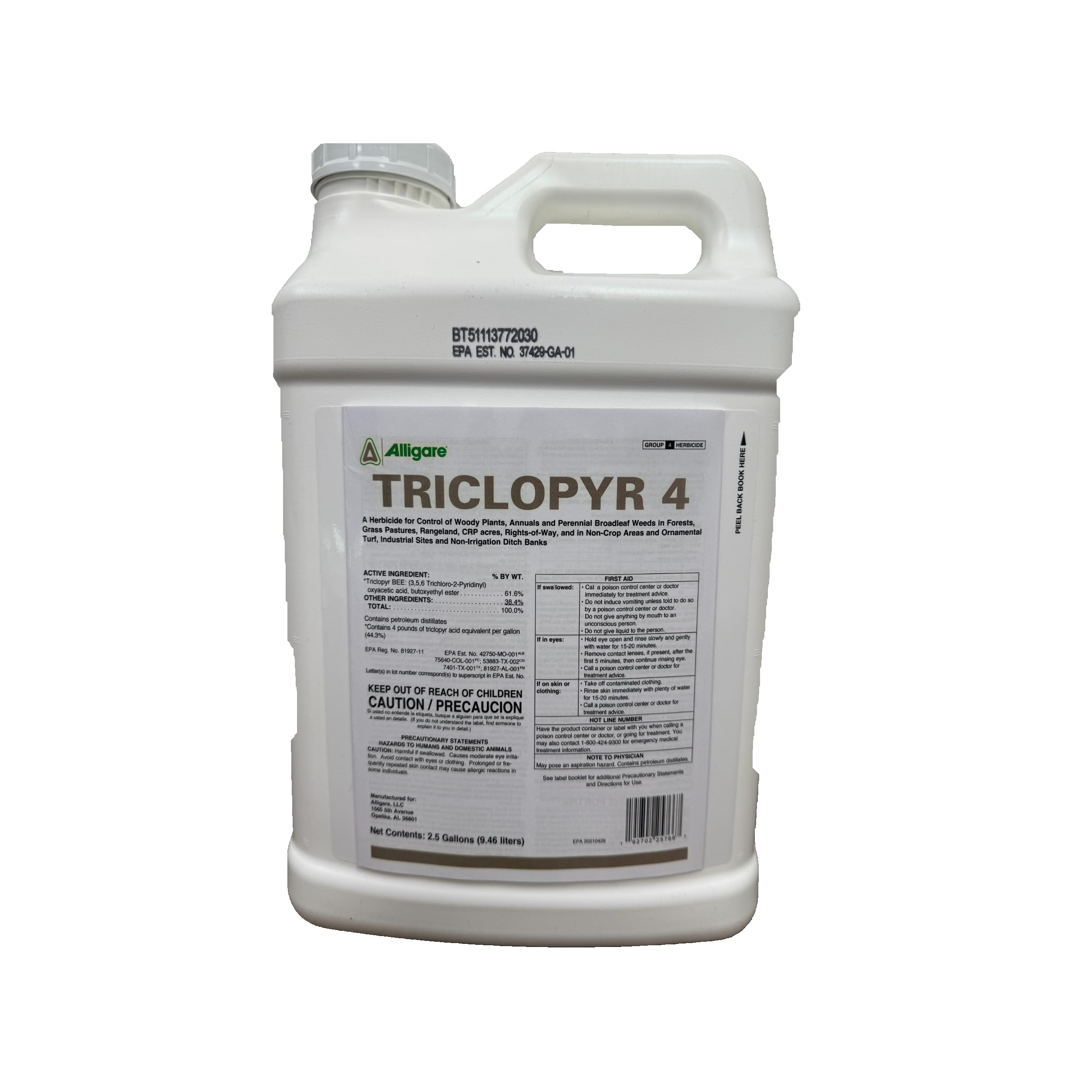 Triclopyr 4 EC Compare to Garlon 4 and Remedy (2.5 Gallons) Image