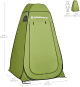SONGMICS Portable Pop Up Tent Dressing Room Privacy Shelter Green GPT001C01 view 7