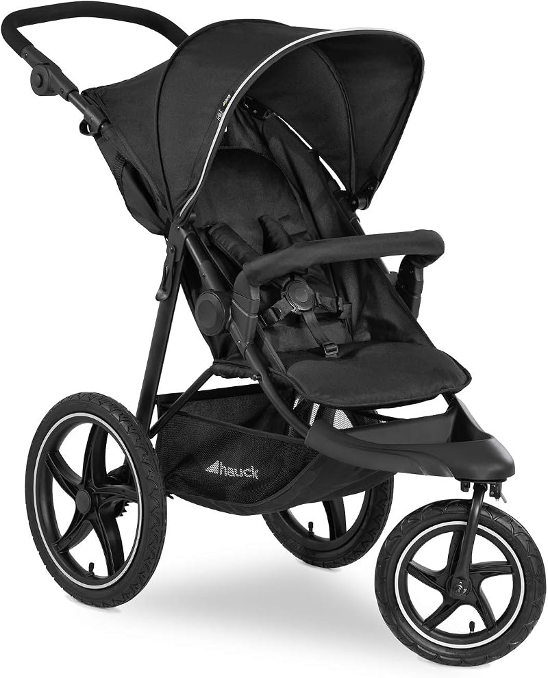 hauck Runner 2 Black All Terrain Pushchair with XL Pneumatic Wheels