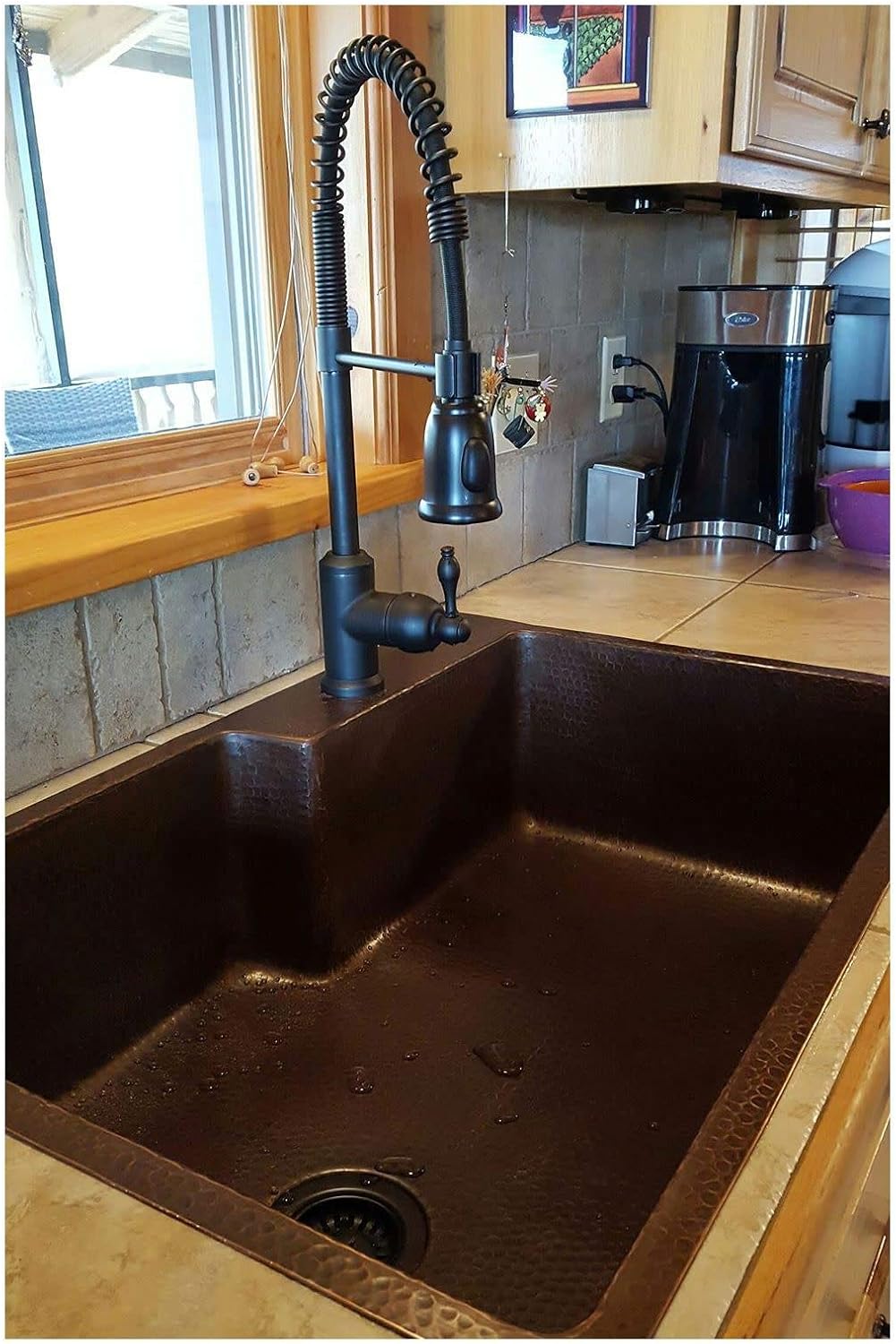 Premier Copper Products K Spd02orb Spring Pull Down Kitchen Faucet Amazon Com