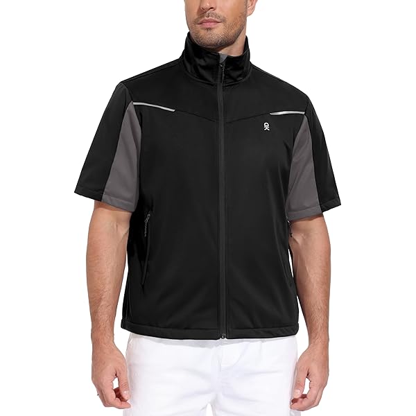 adidas Golf Men's Core Provisional Short Sleeve Half Zip Jacket