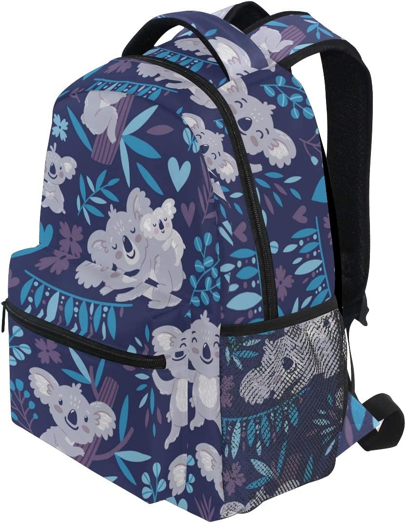 JUMPBEAR Travel Backpack Laptop Casual Daypack Koala Bears College Schoolbag Durable Bookbag, 16 x11.4x5.4in - Image 4
