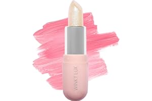Winky Lux Unicorn Glimmer Balm -Hydrating ph Lip Balm, Natural Pink Tint with pH Color Changing, Moisturize & Soften Lips While Leaving Sheer Pink Tint, with Vanilla Scent