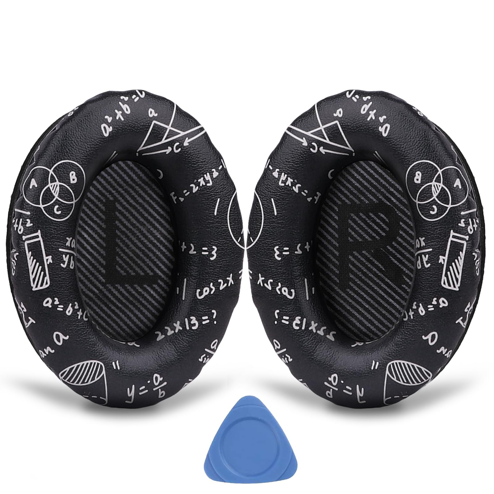 YOCOWOCO Replacement EarPads for Bose QuietComfort 35 (QC35) & Quiet Comfort 35 II (QC 35 ii) Headphones, Ear Pads Cushions with Noise Isolation Memory Foam, Softer Protein Leather, Added Thickness