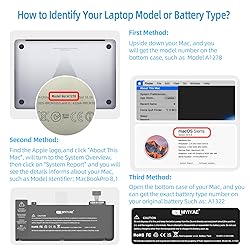 MYIYAE A1278 A1322 Battery Replacement, for MacBook