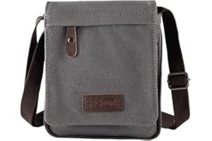 Sechunk Vintage Canvas Messenger Cross body bag Shoulder bag