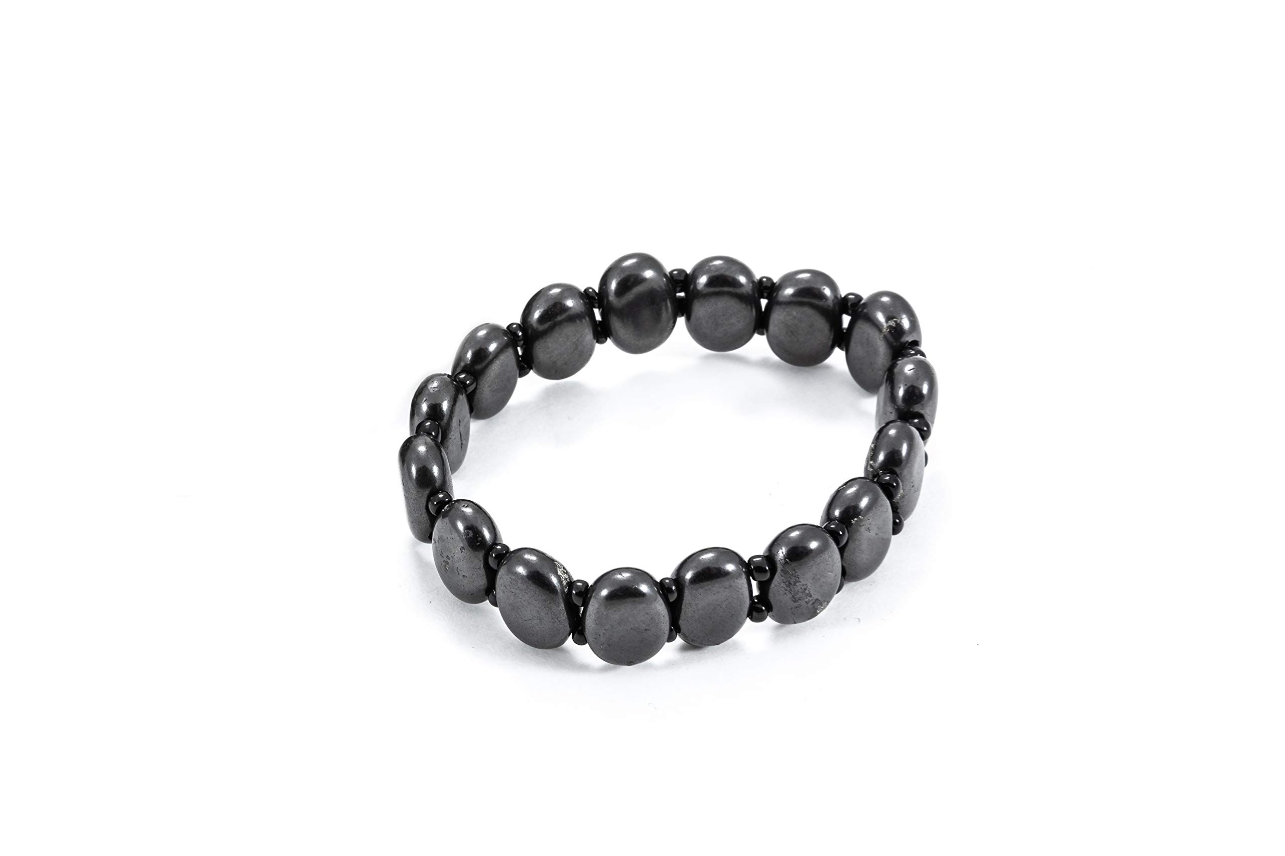 SN NATURSTEIN UG Precious Stone shungite Directly from Karelia: Eclipse Bracelet for Women