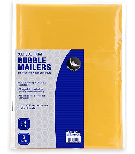 Haüs Parts Kraft Bubble Mailer - Self-Seal Padded
