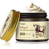 Beef Tallow for Skin 2oz, Whipped Beef Tallow and Manuka Honey Balm, Beef Tallow for Face and Body, Unscented Skin Care for Dry and Sensitive Skin, Natural Tallow Balm for Hydration and Nourishment