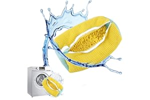 KANUOC Shoe Washing Machine Bag, Reusable Shoe Cleaning Bag for Washer and Dryer, Versatile ShoeLaundry Shoe Bag for 360° Cleaning White Shoes Sneaker Tennis Shoes