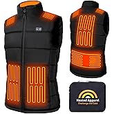 Weamest Heated Vest for Men Women with 16000mAh 7.4V Battery Pack Included, Size Adjustable Heated Vests