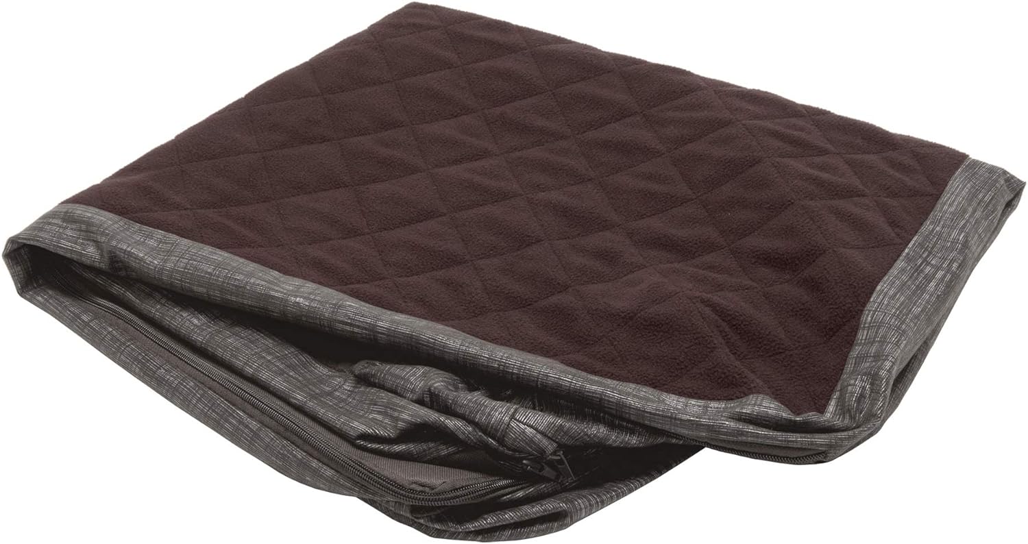 Furhaven Pet Dog Bed Cover Quilted Fleece and Print