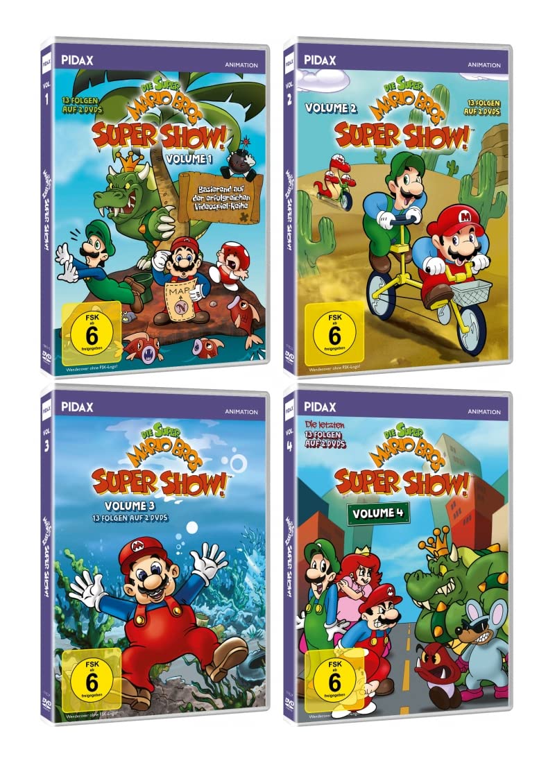 Die Super Mario Bros. Super Show! Die komplette Videospiel Serie - 52-teilige Serie - Abenteuer mit Mario, Luigi, Peach und Bowser [8 DVDs] 2