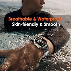 WINGLE Silicone Rubber Bands for Apple Watch Band