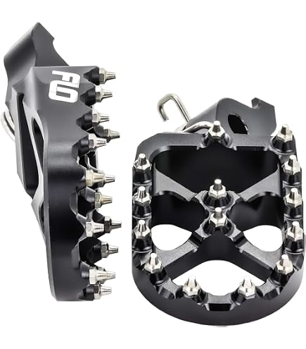 FPEG-795-2 orgフットペグ Amazon.com: FLO Motorsports FPEG-795-2 BLK Foot Pegs : Flo