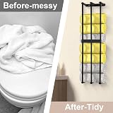 XIAPIA 3 Bars Wall Mounted Towel Rack Steel Bathroom Organizer 75x20x15cm view 4