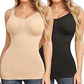 JOYSHAPER Cami Shaper for Women Tummy Control Shapewear Tank Tops with Built-in Bra Compression Camisole Padded Bra