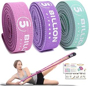 5BILLION Bandas de Resistencia, 3pcs Bandas Elasticas de Fitness ...