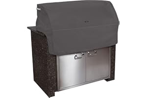Classic Accessories Ravenna Water-Resistant 32 Inch Built-In BBQ Grill Top Cover, Taupe, Grill Cover, Grill Cover for Outdoor Grill, BBQ Cover