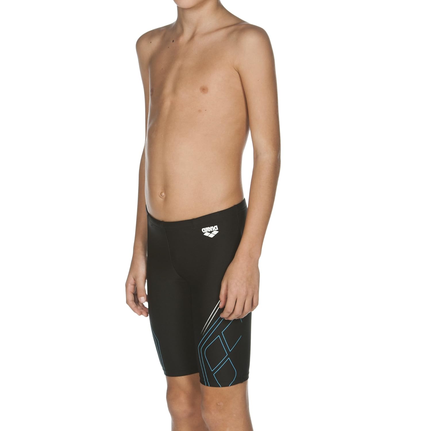 Arena Jammer Caraiva Bañador para Chico Negro Black/Turquoise/White
