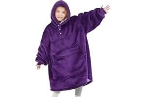 Degrees of Comfort Wearable Blanket Hoodie for Adults Women & Men - Cozy Warm, One Size Fits All