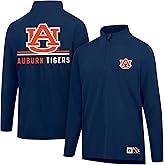 Ultra Game Men's NCAA Official Super Soft Quarter Zip Long Sleeve T-Shirt