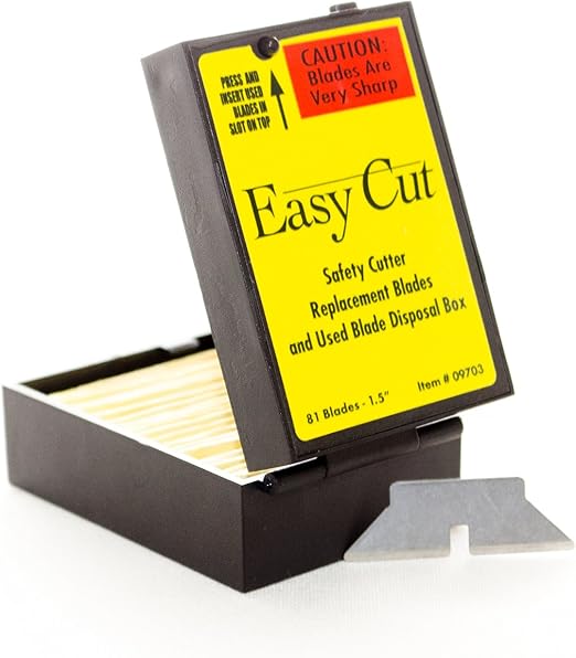81 Easy Cut / EZ Cutter Replacement Blades 09703 STD Blades Box Amazon