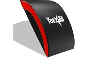 Yes4All Ab Mat For Sit Up 15" Situps Pad I Thick Workout Mat Comfortable for Abdominal Exercises, Crunches, Push-Ups, Core Tr