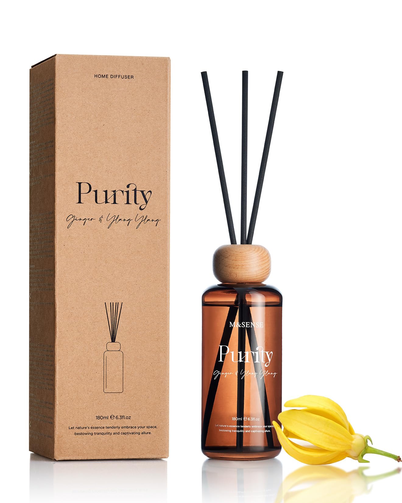 M&SENSE Ginger Ylang Ylang Scent Diffuser: 6.3 fl