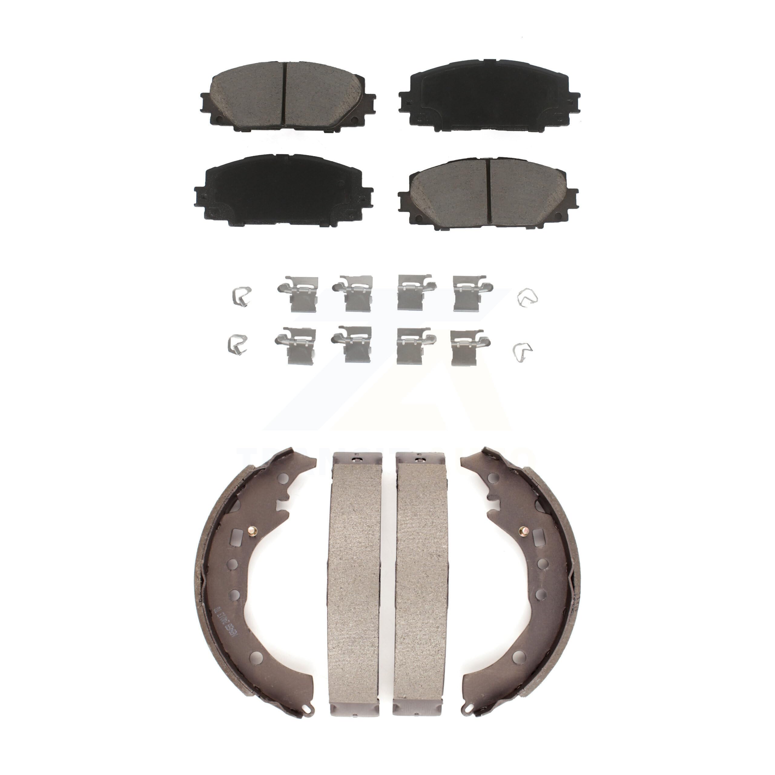 Transit Auto Front Rear Ceramic Brake Pads And Drum