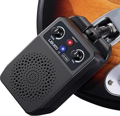 LEKATO Guitar Amp Portable 5W Mini Amp with Bluetooth Effects