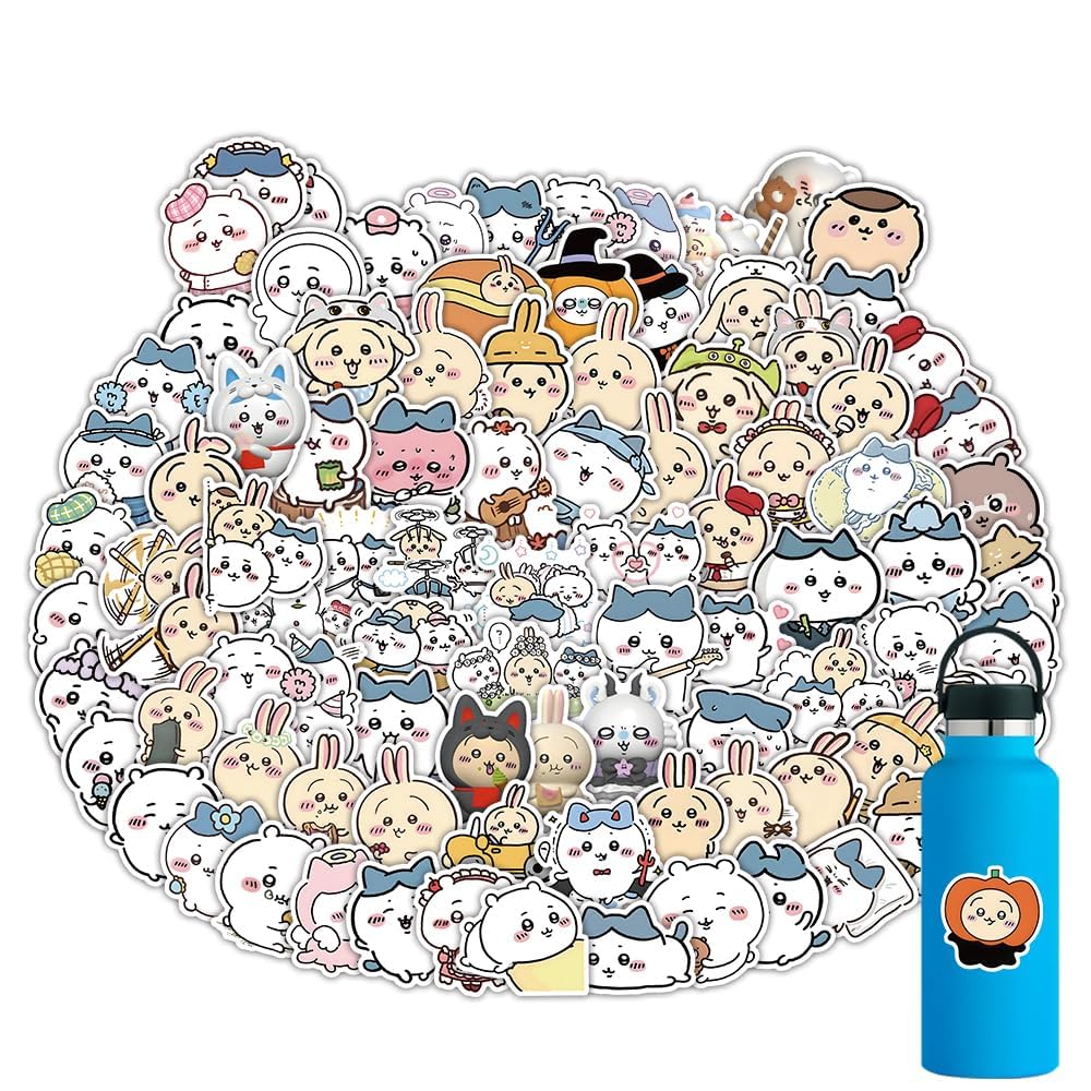 Photo 1 of 102pcs Cute Catoon Stickers for Adults Waterproof Decals for Water Bottle?Laptop?Computer?Phone Case?Car?Guitar?Bumper?Skateboard?Gifts for Kids