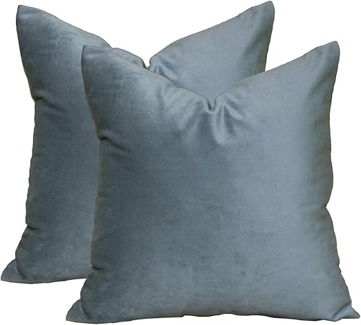 Amazon Com Sykting Decorative Pillow Covers Solid Soft Cozy