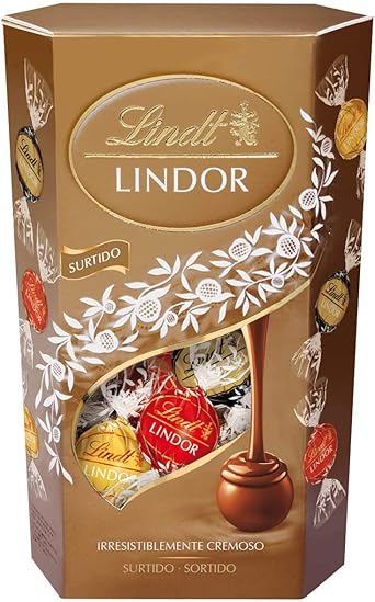 Lindt Cornet Caja de Bombones Surtidos, 600g, Pack de 1: Amazon.es: Alimentación y bebidas